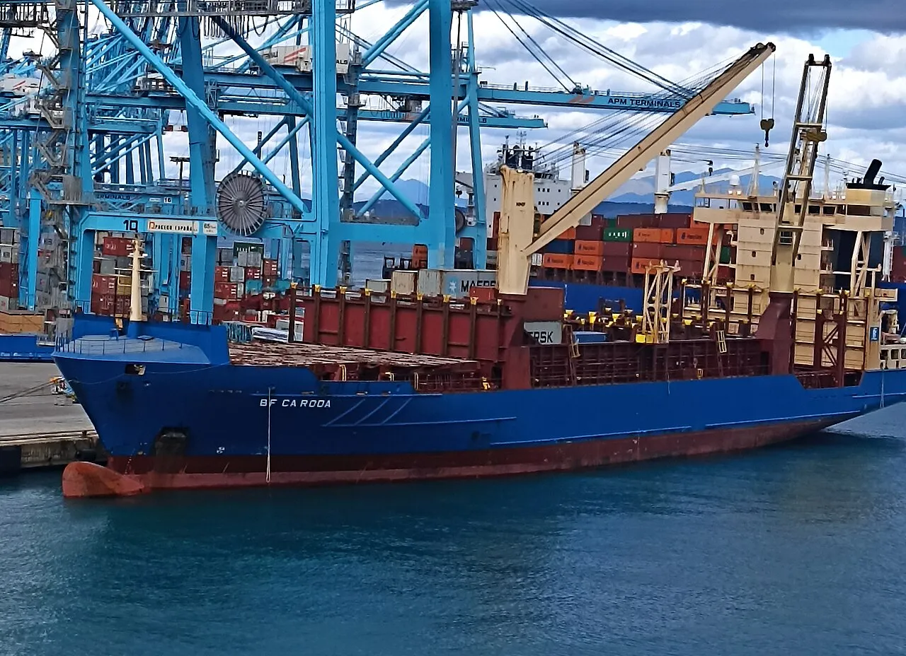 Port d'Algésiras en Espagne, principal point d'embarquement vers le Maroc